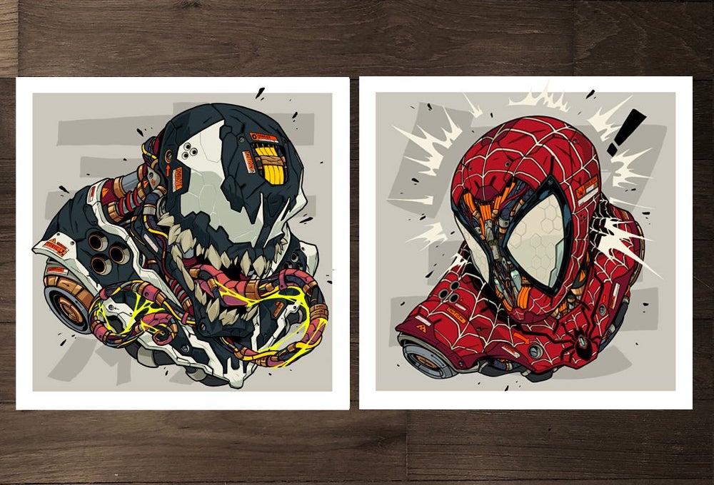 Marvel's Spider-Gwen: Ghost-Spider Ghost Title Poster by Ilya Kuvshinov  Into the Spider-Verse – Plush Art Club