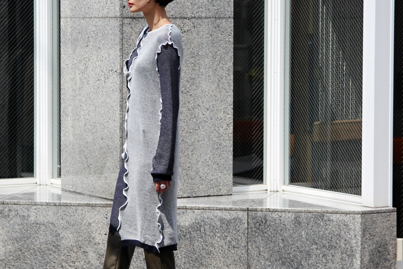 kotohayokozawa / コトハヨコザワ「DOCKING KNIT DRESS」 - input staff blog