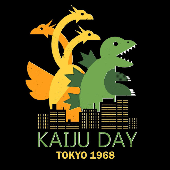 Today's T: 今日のゴジラとキングギドラをスマートなセンスで、キュートに描いた素敵な Kawaii Tシャツ