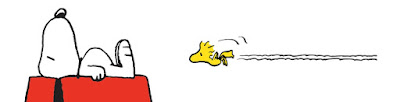 snoopy e woodstock banner