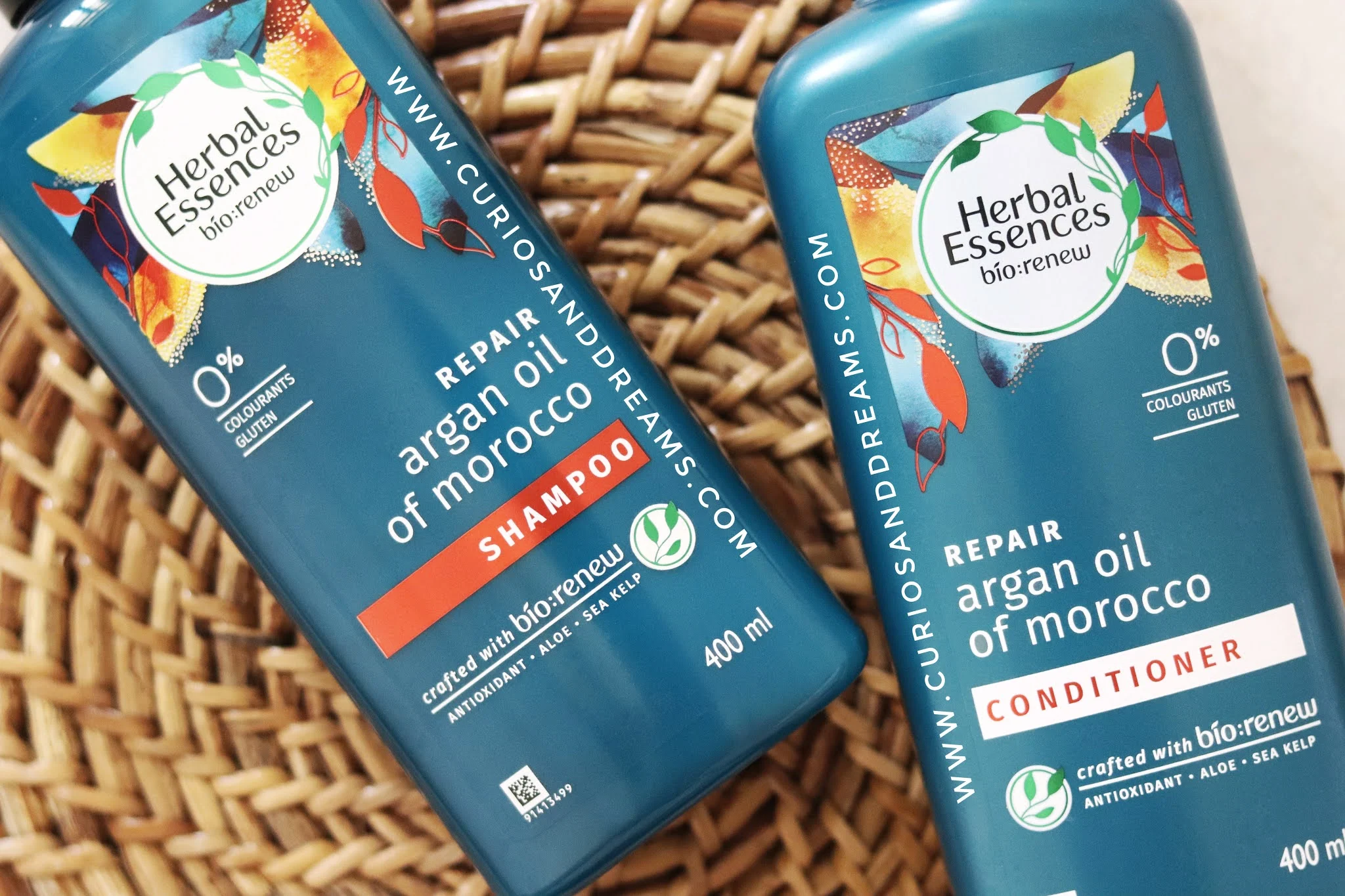 Artistic Herbal Essences Argan Background for Mobile