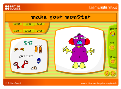 http://learnenglishkids.britishcouncil.org/sites/kids/files/make-your-own-monster.swf