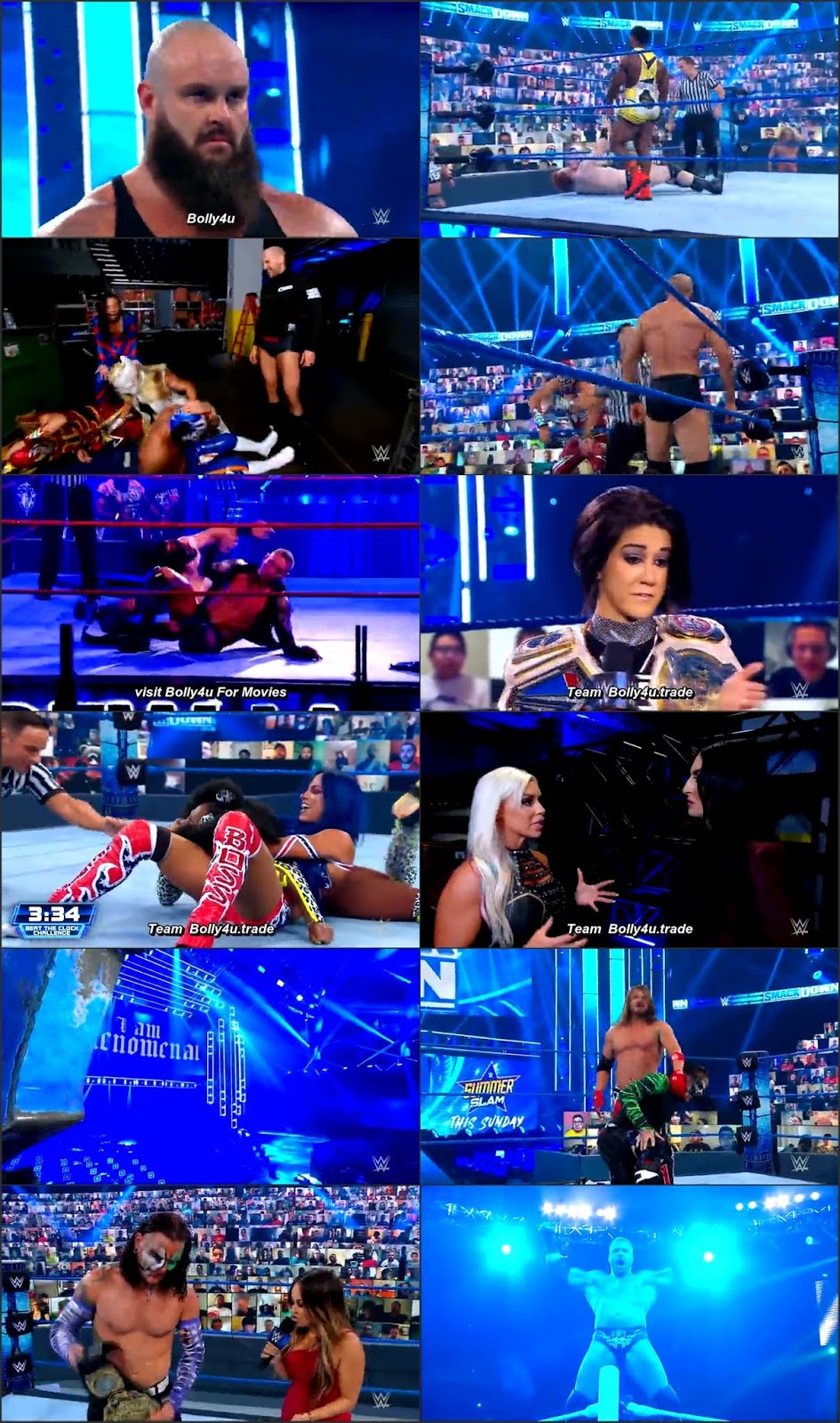 WWE Friday Night Smackdown HDTV 480p 280MB 21 August 2020 Download