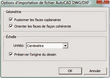 comment ouvrir dwg sur sketchup