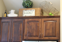 above cabinets cabinet decor kitchen farmhouse decorating space wasted doors cupboards fridge google removed decorate decoration upper those were