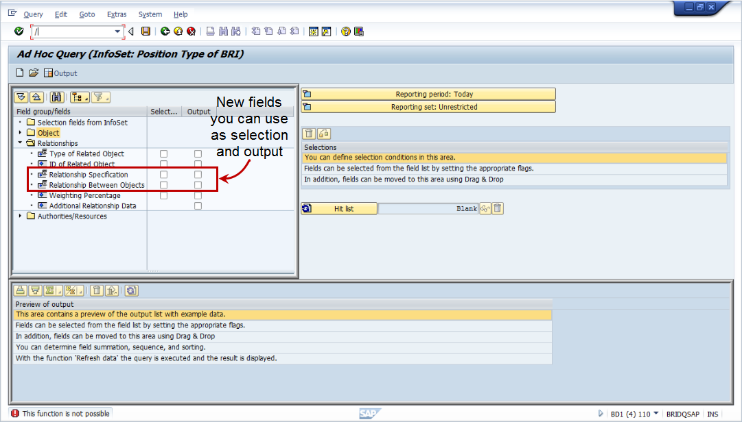 Never Stop Learning: Add Field In InfoSet Query