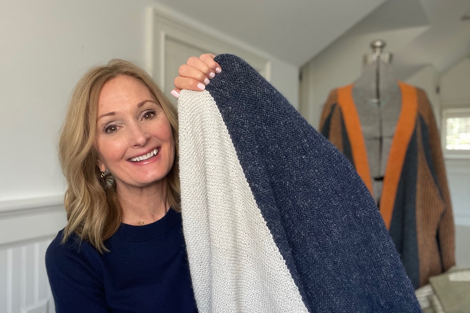 half + half triangles wrap a Friend to knit with