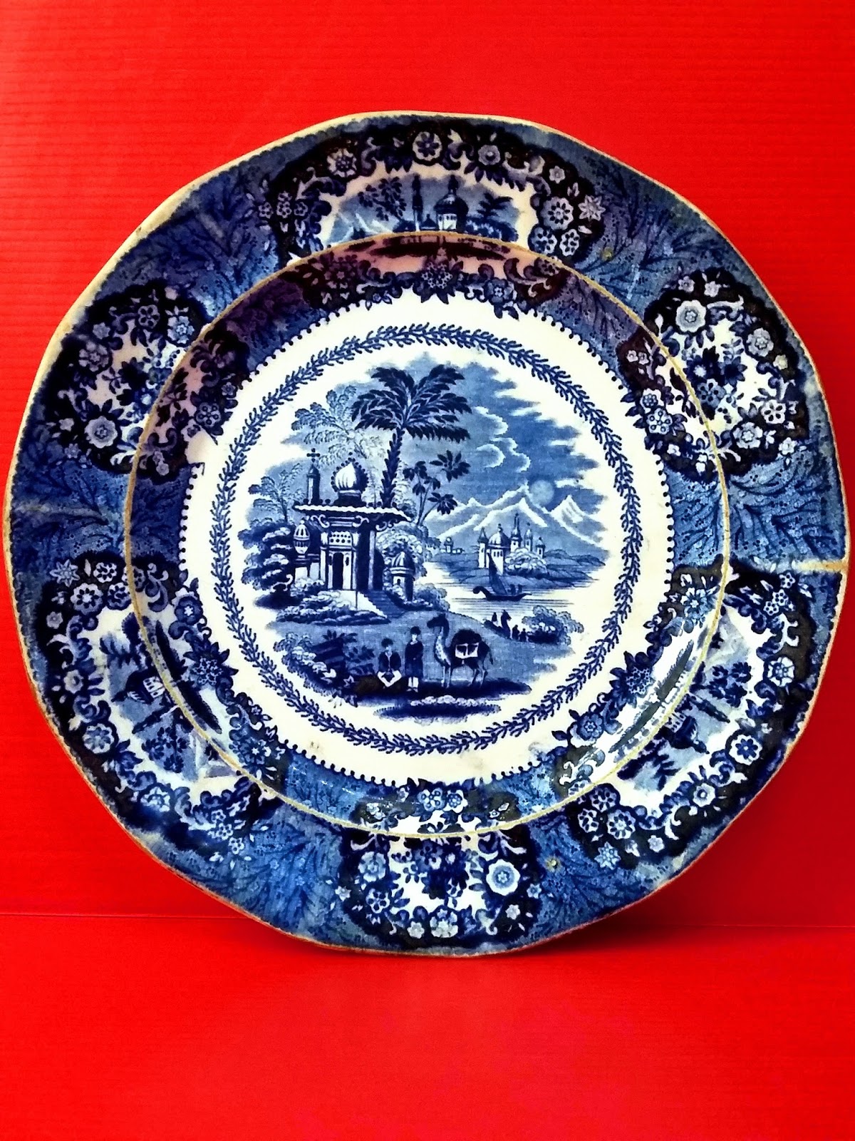 Koleksi Barang Bekas Unik Joseph Clementson Staffordshire ‘Oriental’