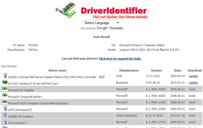 driver identifier 4.2.8 Driveridentifier download free for windows.