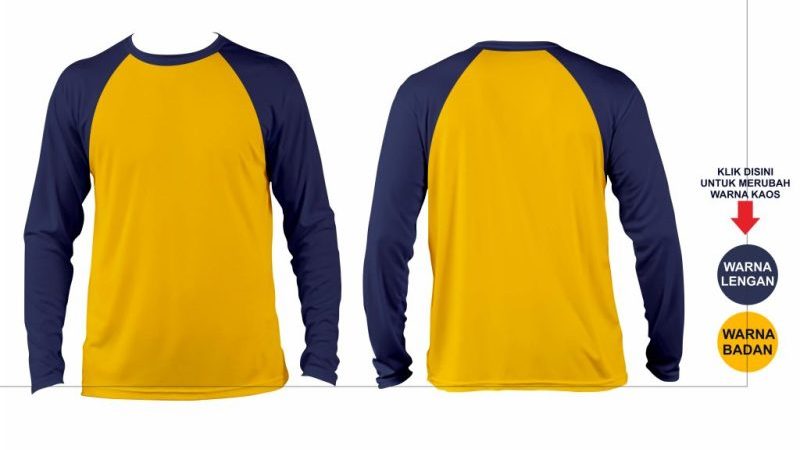 Download Mockup Kaos untuk Tampilan Desain Kaos Format Corel CDR ...