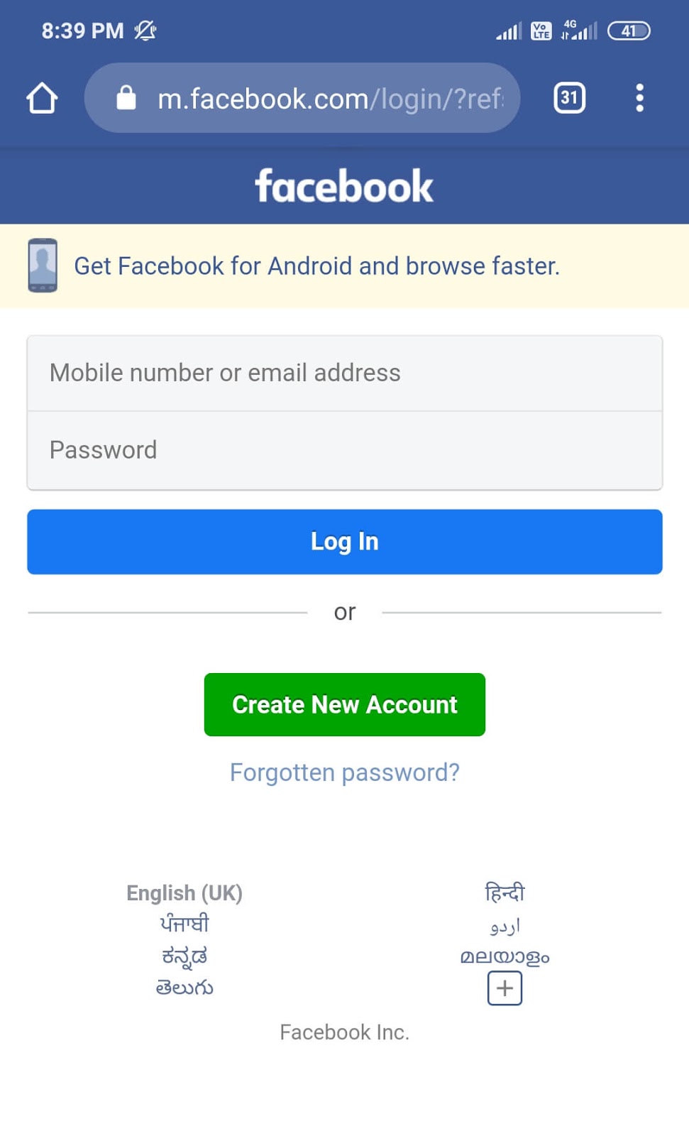 To account steps create fb How to