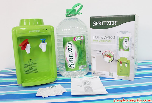 Spritzer Dispenser & Bigger Pack Review & Giveaway, Spritzer Hot & Warm Mini Dispenser, Spritzer Bigger Pack Review, Spritzer Giveaway, Spritzer Natural Mineral Water