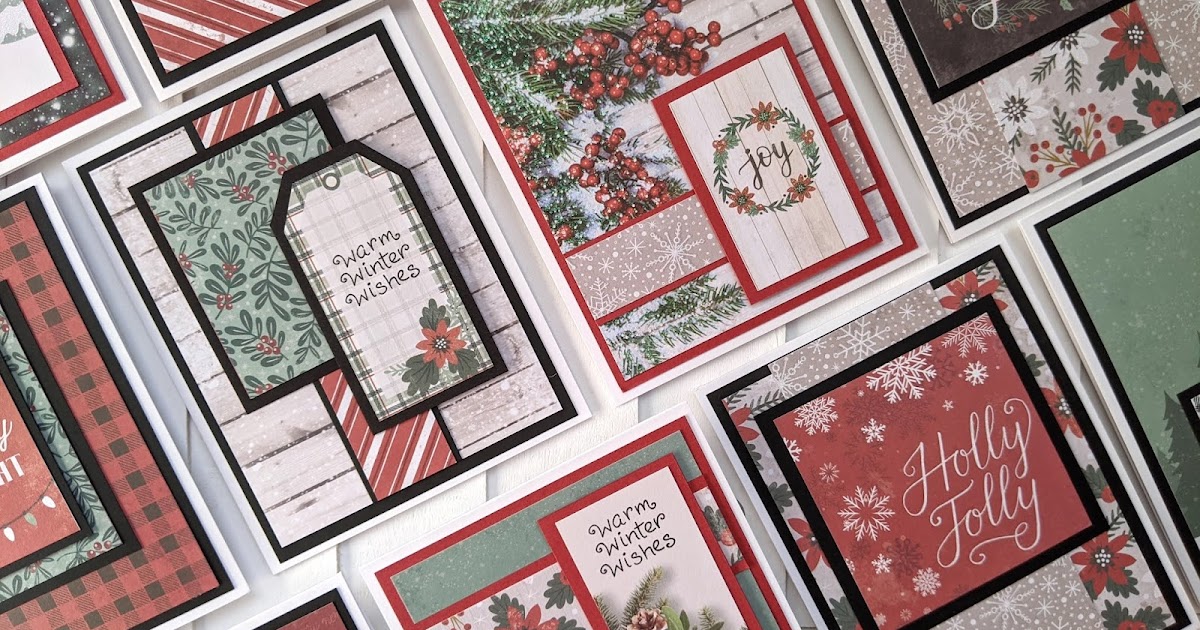 Jess Crafts 24 Christmas Cards with Michaels Recollections Holiday