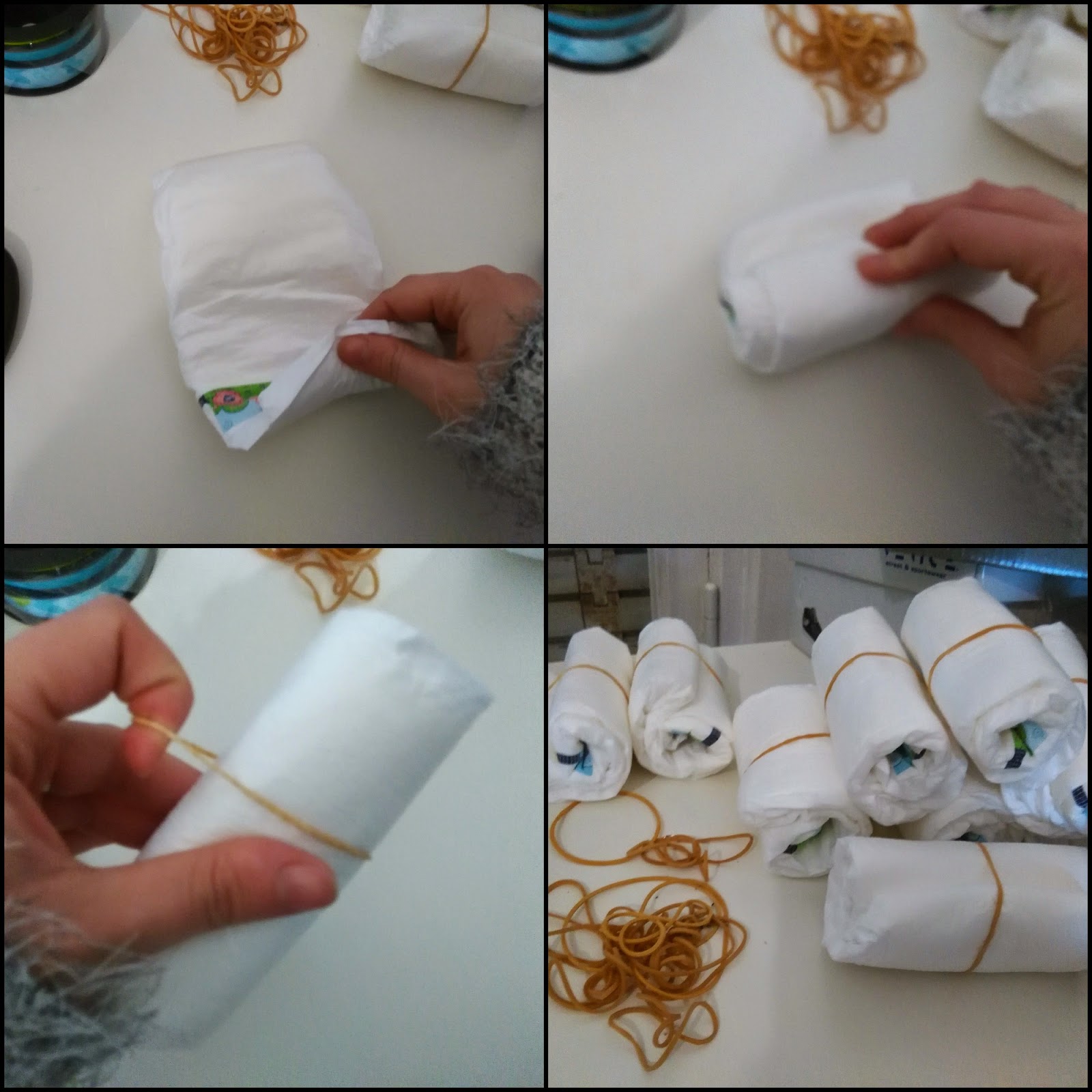 loida's life How to make A Diaper Cake