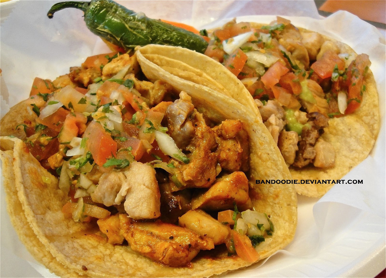 Food Jones Pollo Asado Filiberto's Style!