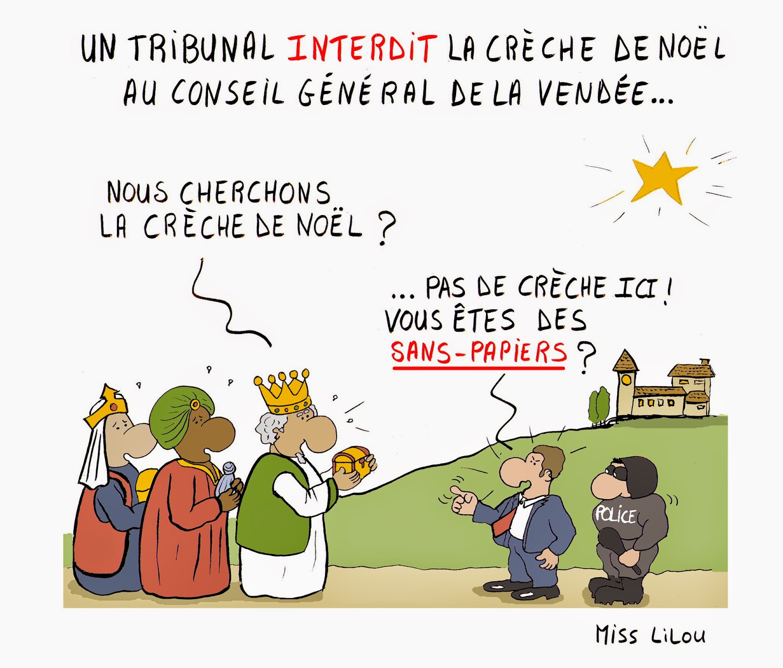 ActuRatons: UN TRIBUNAL INTERDIT LA CRÈCHE DE NOÊL AU CONSEIL GÉNÉRAL