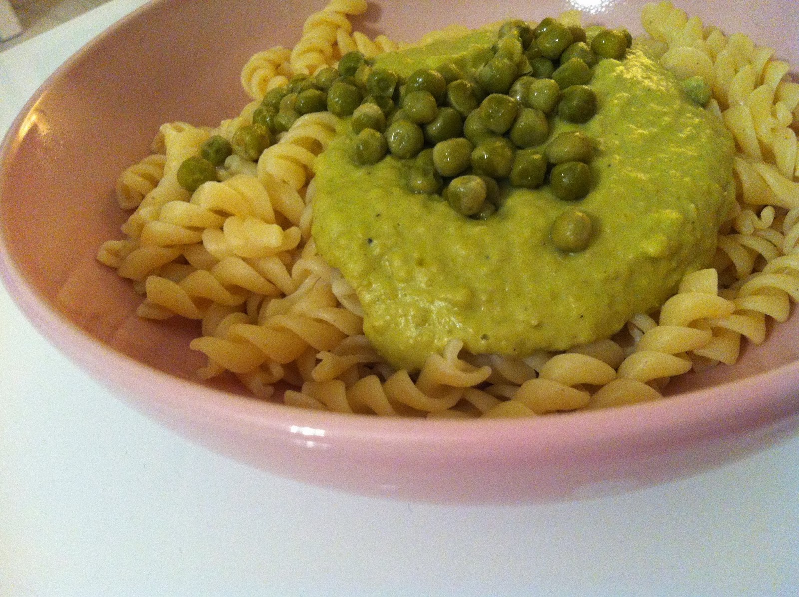 Jenn's cooking Pâtes à la crème de petits pois