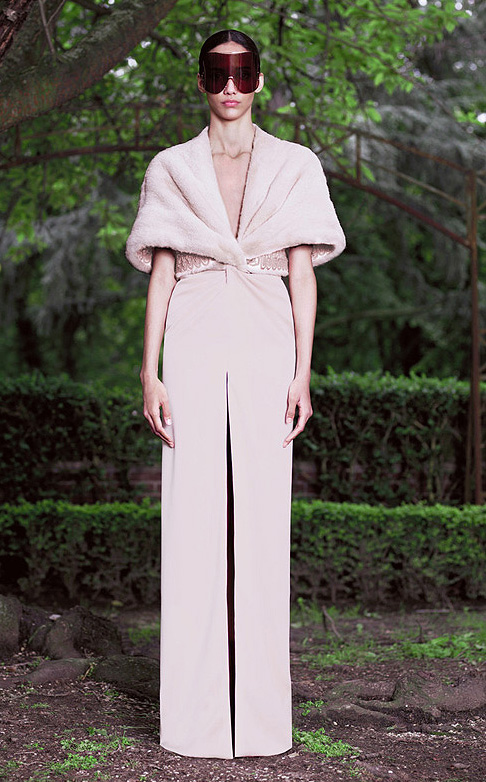 pale pink pantsuit givenchy