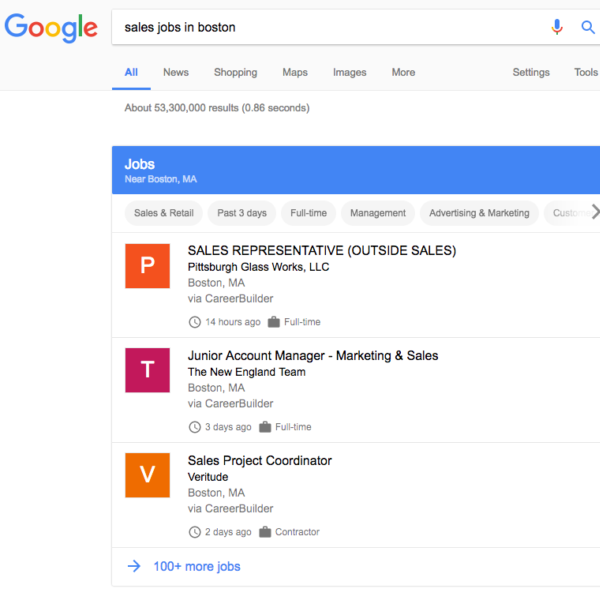 Optimized job posting to boost your ranking on Google for Job