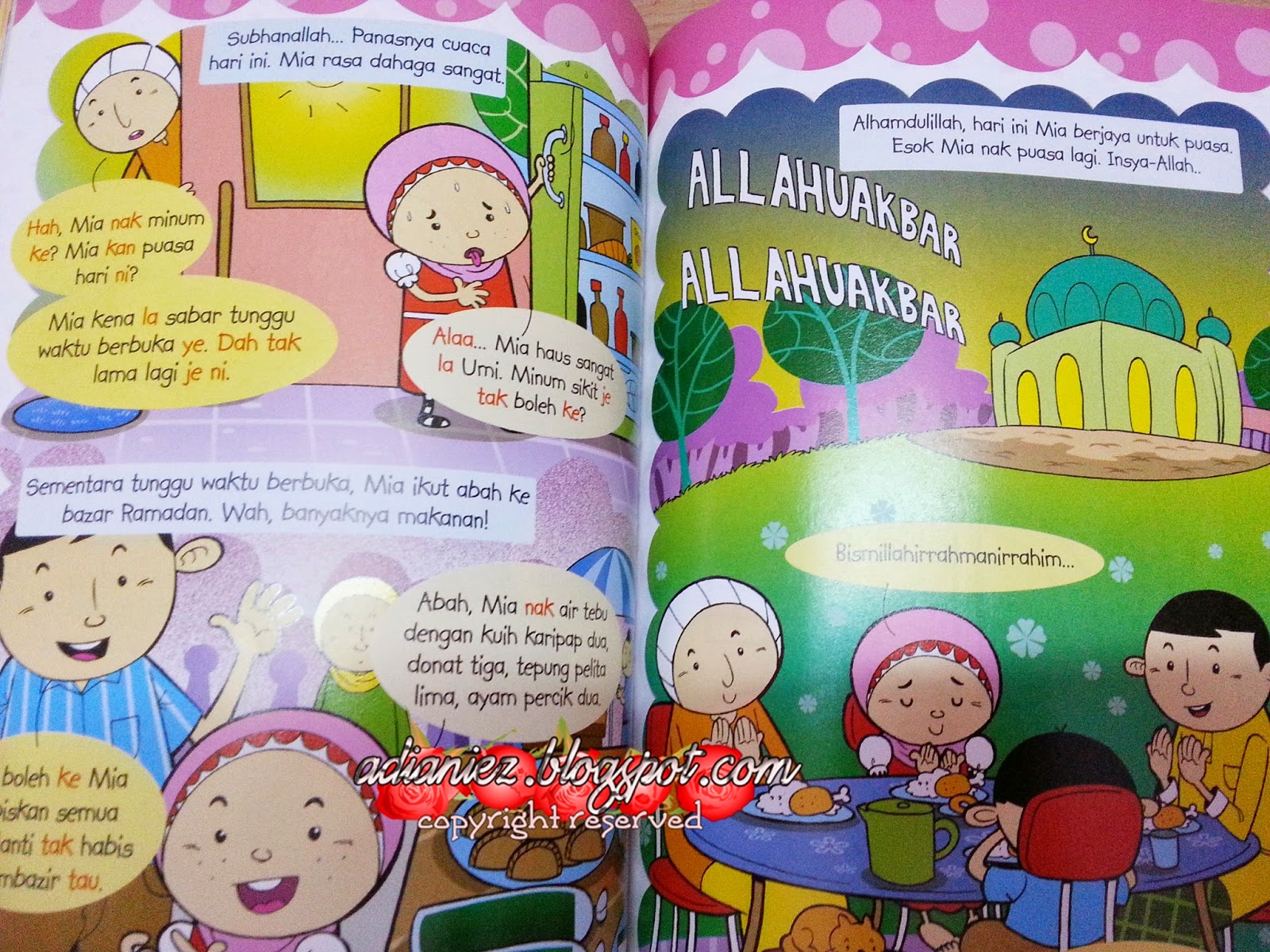 Kompilasi Komik Untuk Bacaan Kanak-Kanak | Adik Muslim, Ana Muslim &  Sayang Muslim