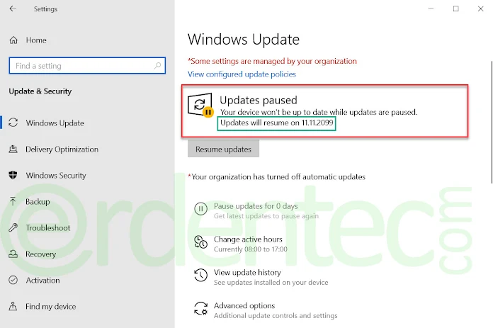 Disable Windows 10 Update