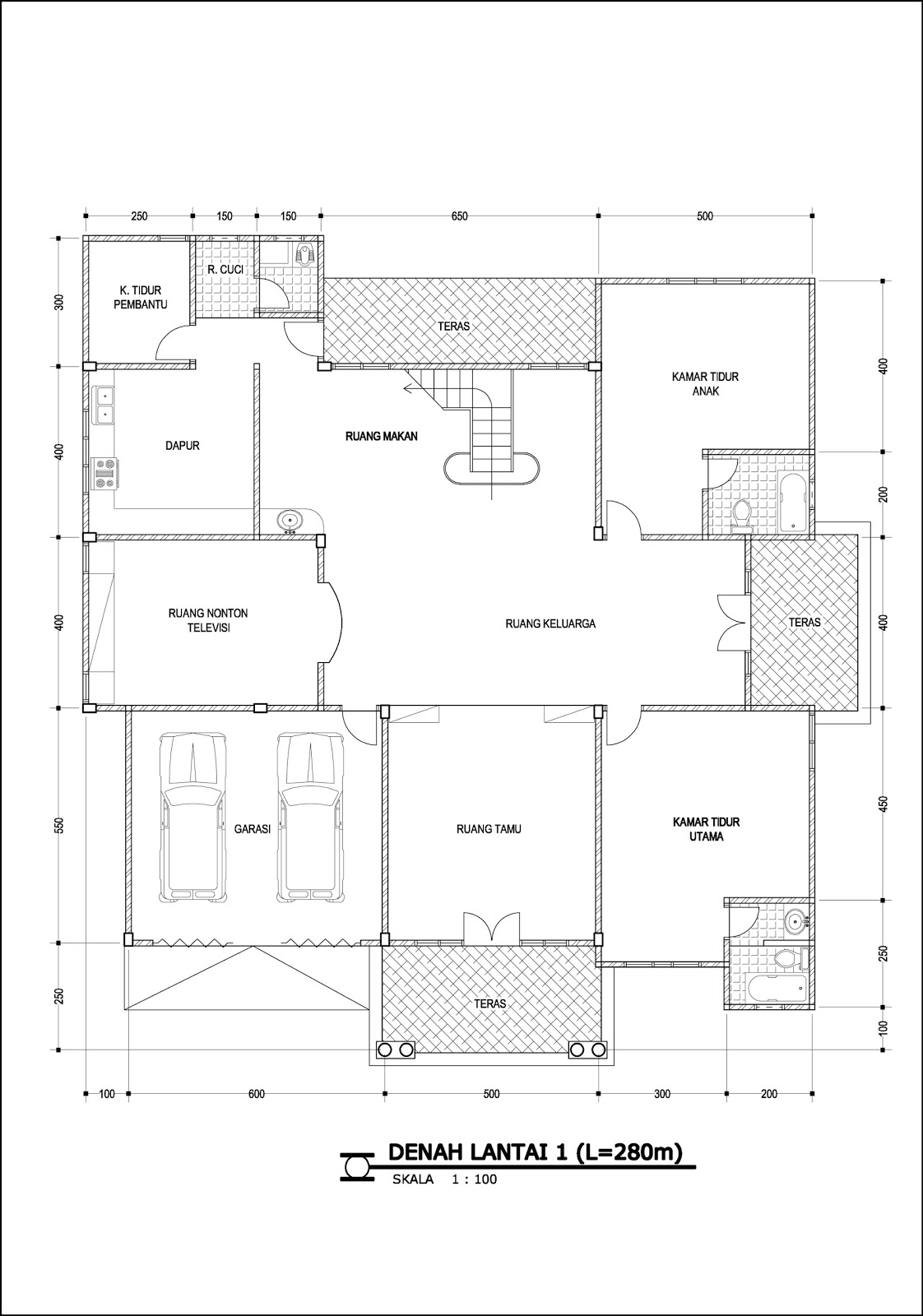 Contoh Denah Rumah Home Design 86