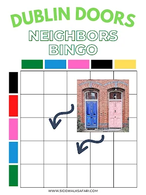 Dublin Doors Bingo Neighborhood Scavenger Hunt