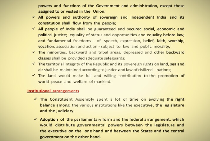 what is constitution class 11 notes