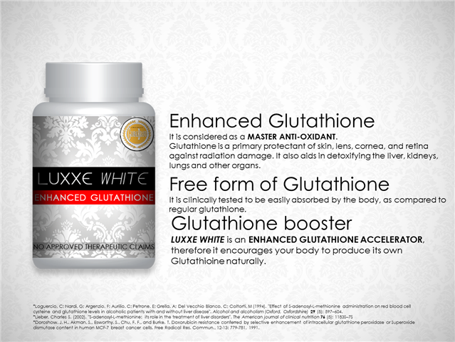 Glutathione White Luxxe white glutathione review
