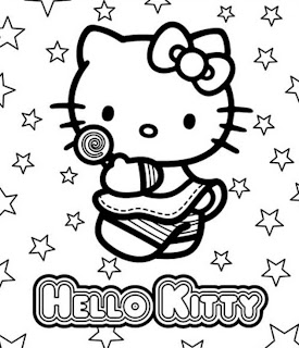 Dibujos para colorear de hello kitty