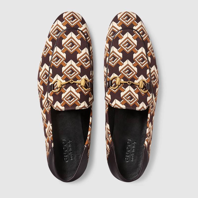 Pimp Printed Like With G: Gucci Geometric G-Print Loafer | SHOEOGRAPHY