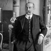 A photograph of Jacques-Arsène d'Arsonval (1851-1940).