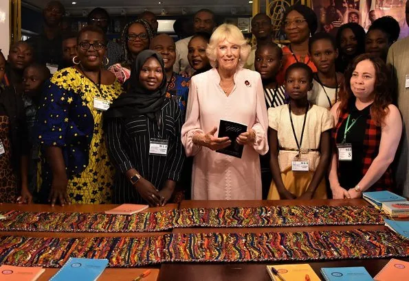 The Duchess met guests at the reception including documentary maker Bolanle Olukanni and advocate for women’s health Toyin Saraki