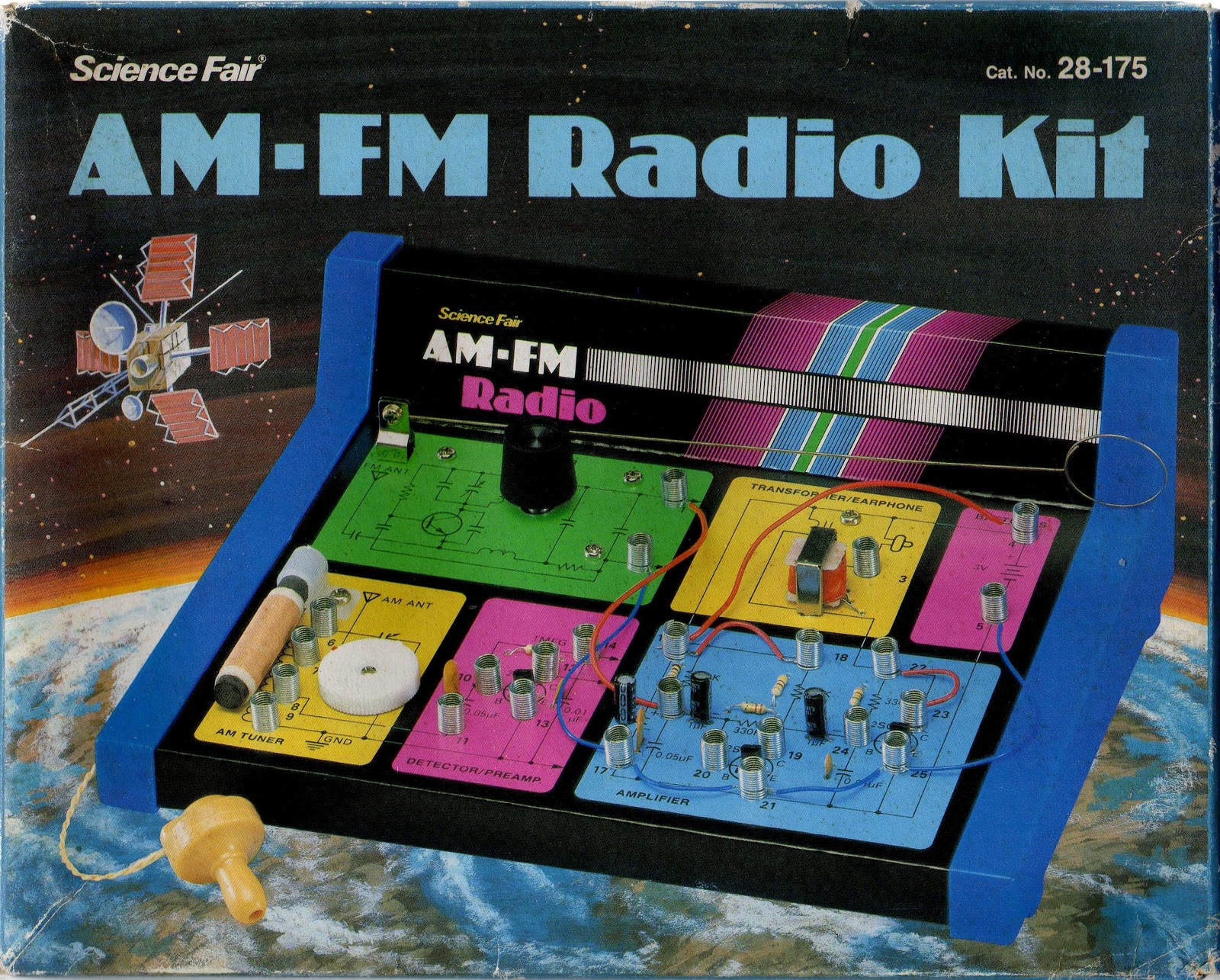 ARCANE RADIO TRIVIA: AM-FM Radio Kit, batteries, not included