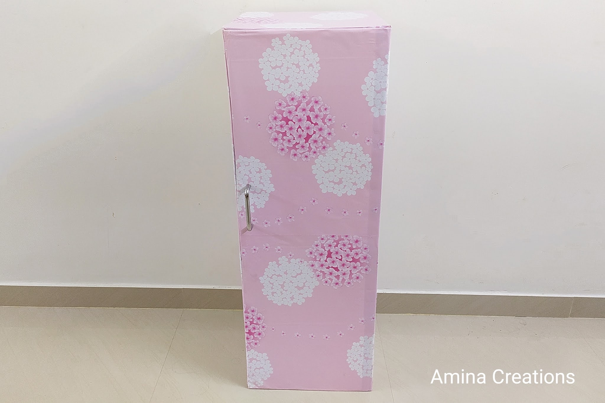 AMINA CREATIONS DIY CARDBOARD CUPBOARD + VIDEO