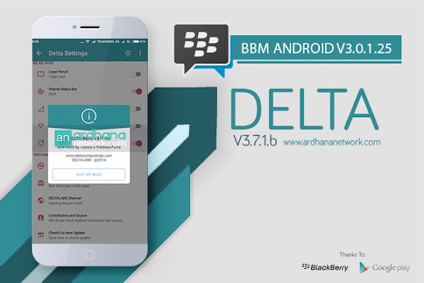 Delta BBM V3.7.1b - BBM Android V3.0.1.25 Delta BBM V3.7.1b - BBM Android V3.0.1.25