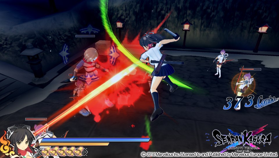 SENRAN KAGURA SHINOVI VERSUS - Gameplay PC 