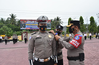 Kapolres Aceh Timur Pimpin Apel Gelar Pasukan Operasi Patuh Seulawah Tahun 2021 September 20, 2021