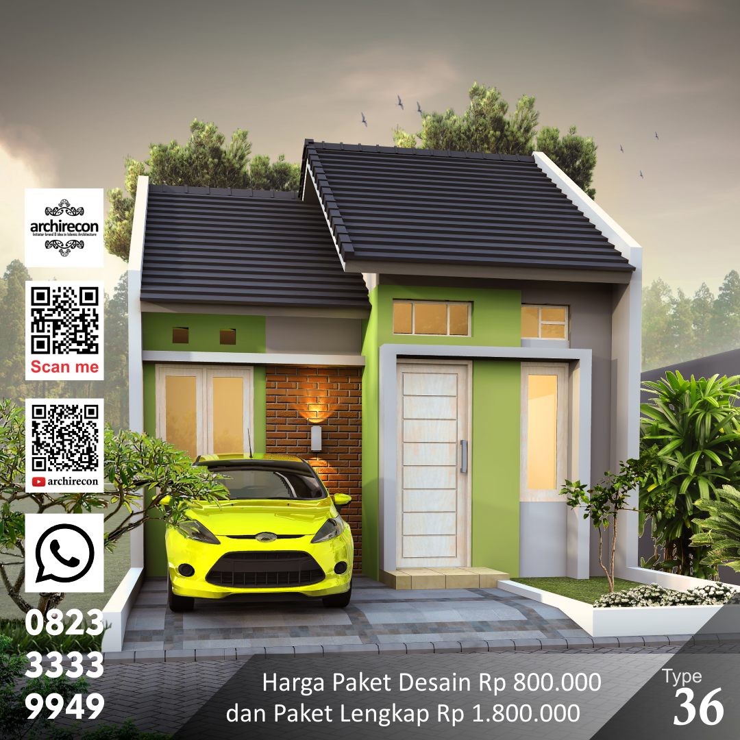 Tata Ruang Rumah Minimalis Type 36 Berbagai Ruang