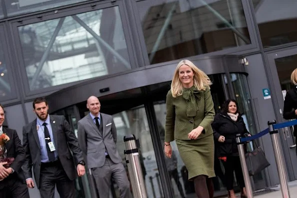 Crown Princess Mette-Marit of Norway attended the opening of BI International Case Competition which is held in Oslo.