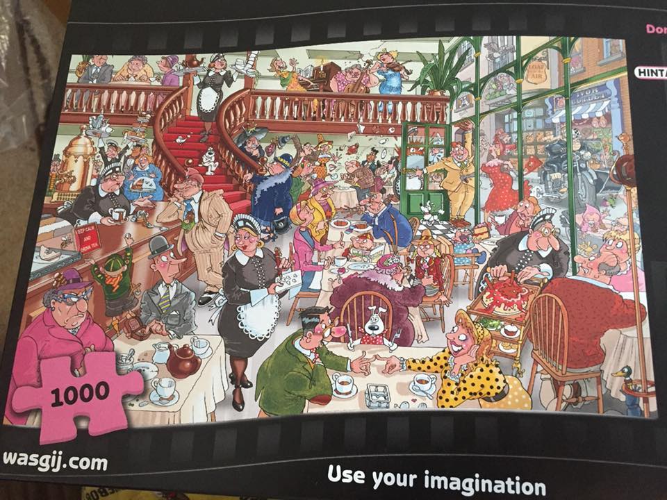 My first Wasgij puzzle