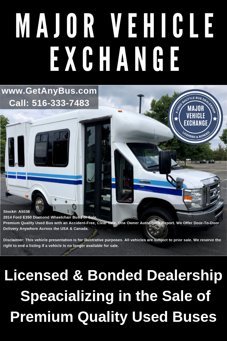 The Used Buses and Wheelchair Vans Specialist Shuttle, Coach