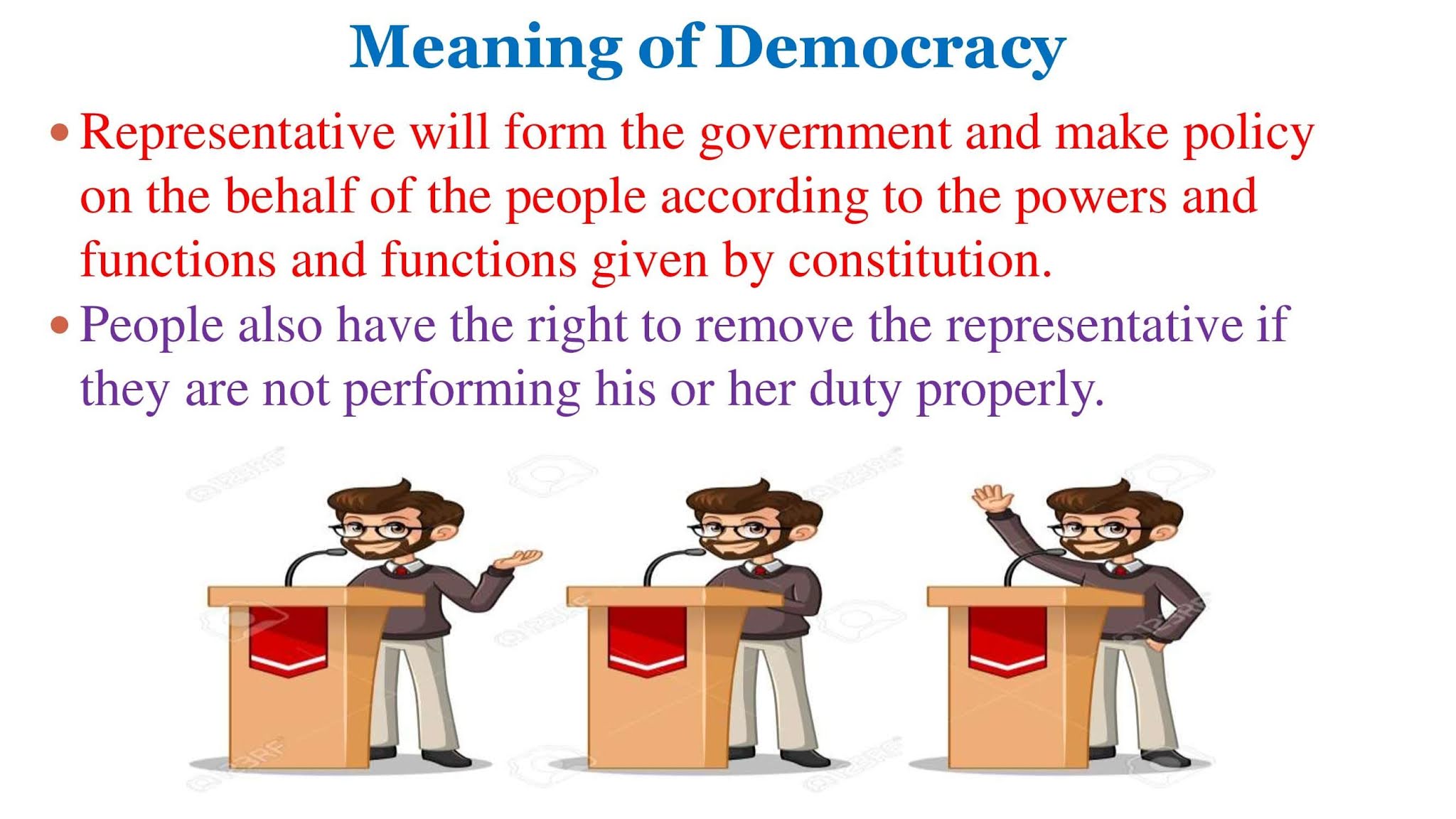 essay on democracy class 9