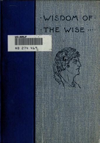 PDF: Wisdom of the wise; pithy and pointed sayings of the best authors [1891]