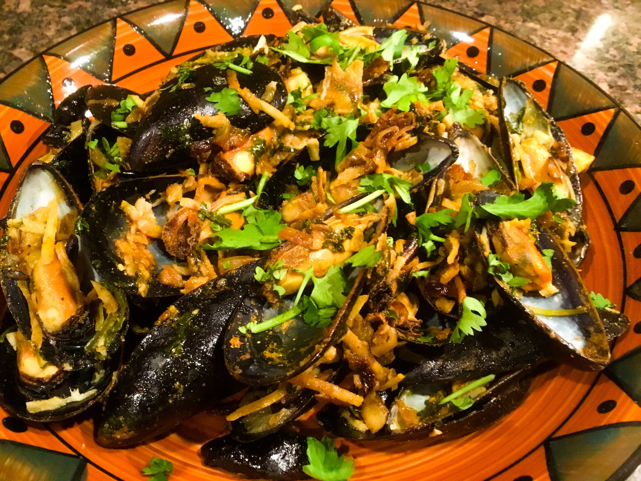 Home on my Range Mussels Masala