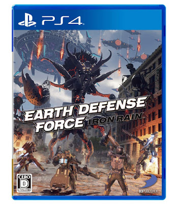 Earth Defense Force Iron Man Game Cover Ps4