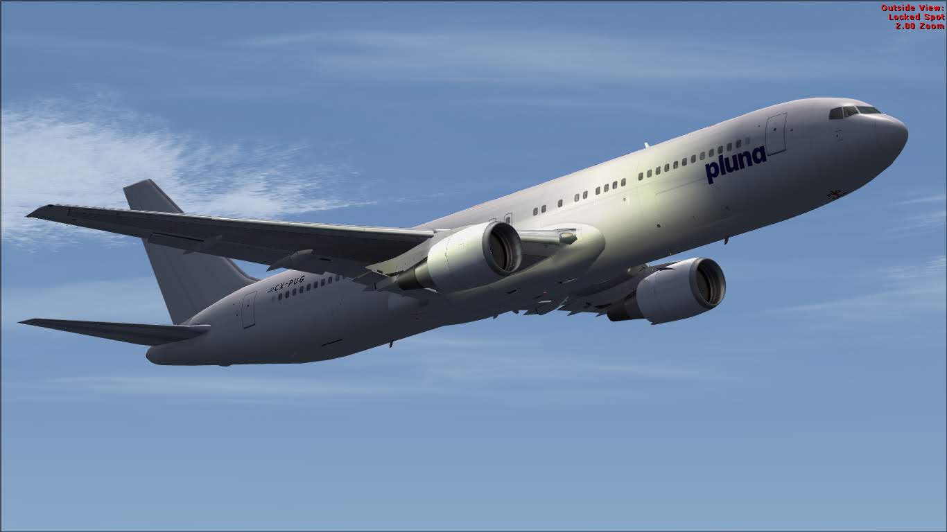 Alas de Uruguay fsx Boeing 767300ER CXPUG / PLUNA