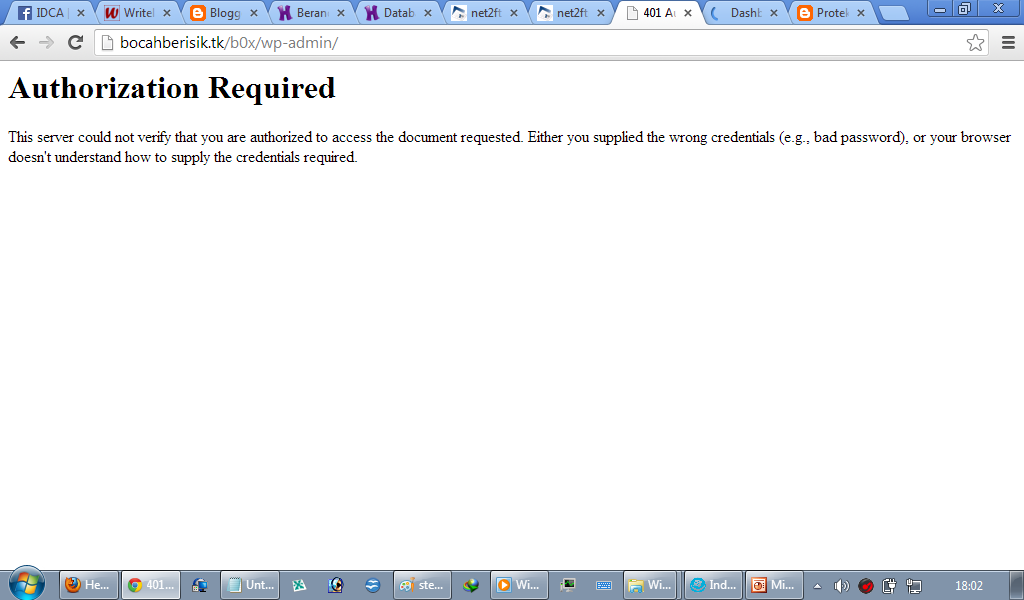 Authorization required