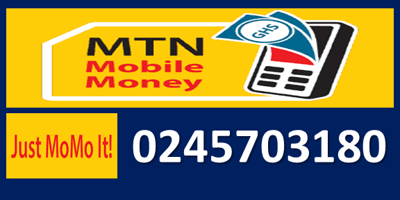 To make payment, please send it to the MTN Number Below: