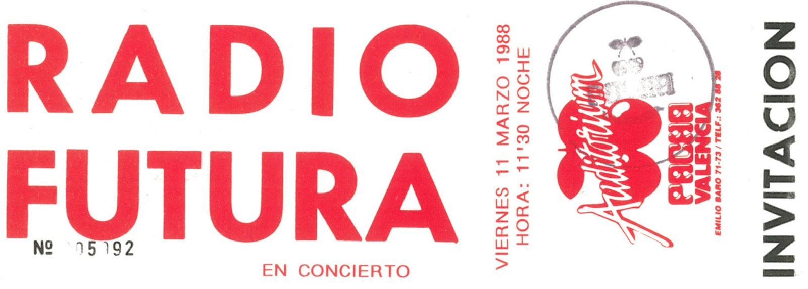 Entradas De Conciertos Radio Futura